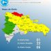 El COE mantiene para el martes alertas por lluvias en 27 provincias