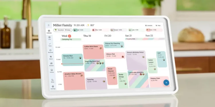 El calendario inteligente de 15 pulgadas de Skylight tiene el precio más bajo hasta la fecha