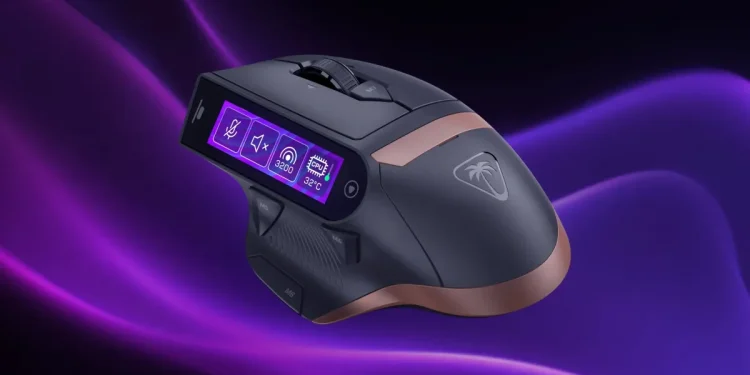 Este mouse con pantalla táctil es mi pesadilla de ingeniería excesiva