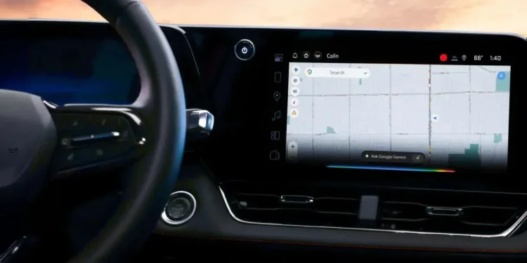 General Motors añade Gemini a cuatro millones de coches