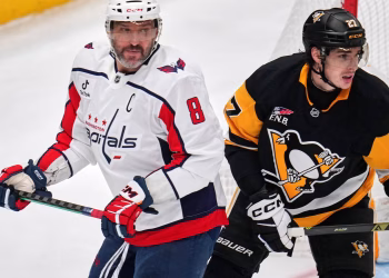 Ilya Protas anota el primer gol de la NHL, los Capitals derrotan a los Penguins, 6-3