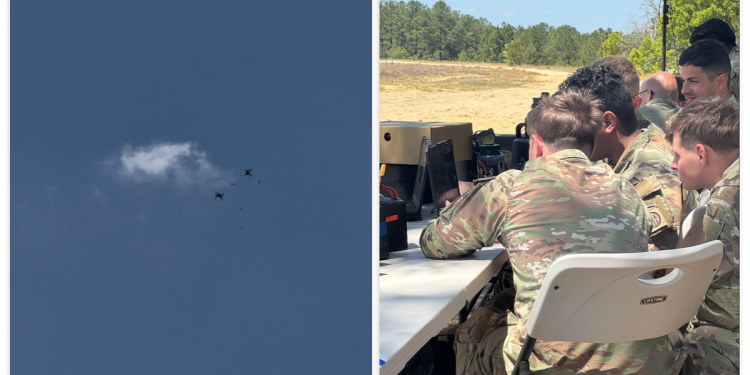 La 82ª División Aerotransportada se entrena en maniobras de lucha contra drones utilizadas en Ucrania