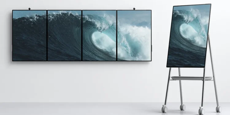 Microsoft finalmente se da por vencido con sus enormes pantallas táctiles Surface Hub Microsoft finalmente se da por vencido con sus enormes pantallas táctiles Surface Hub