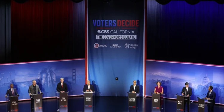 Mire en vivo: Los candidatos se enfrentan en el debate del gobernador de California de CBS antes de las primarias del 2 de junio
