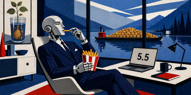 OpenAI's GPT-5.5 is here, and it's no potato: narrowly beats Anthropic's Claude Mythos Preview on Terminal-Bench 2.0 OpenAI's GPT-5.5 is here, and it's no potato: narrowly beats Anthropic's Claude Mythos Preview on Terminal-Bench 2.0