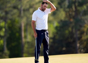 Scottie Scheffler está a un paso de lograr un regreso récord en el Masters después de un fin de semana impecable
