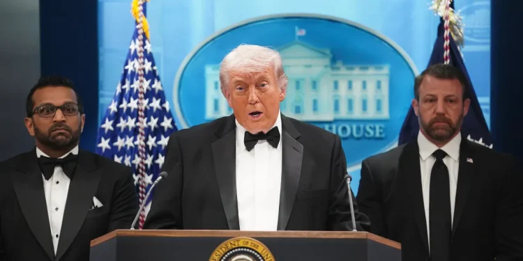 Trump convierte el tiroteo del WHCD en un discurso para el salón de baile de la Casa Blanca