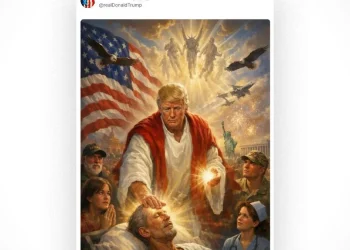 Trump enfrenta una reacción violenta después de publicar una imagen de IA que parece representarlo como Jesús