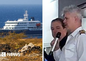 A los pasajeros les dijeron que el crucero afectado por el virus "no es infeccioso" después de la primera muerte