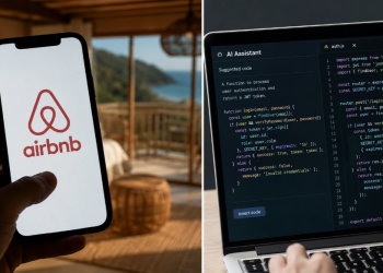 Airbnb revela que la Inteligencia Artificial escribe el 60% de su código nuevo