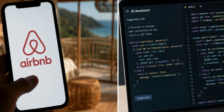 Airbnb revela que la Inteligencia Artificial escribe el 60% de su código nuevo
