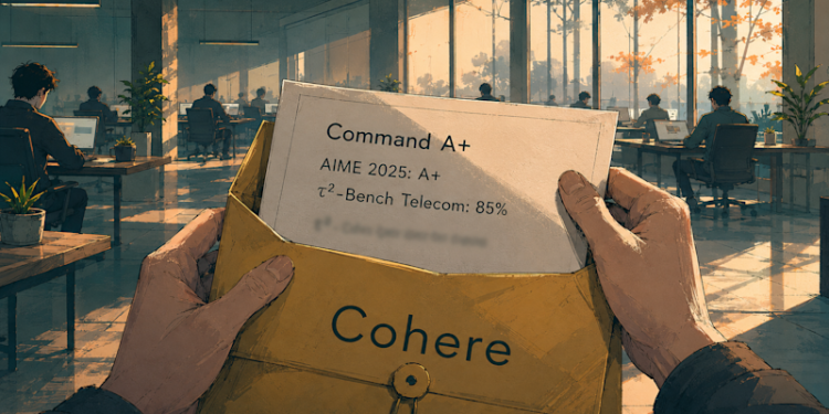 Cohere logra la cuantificación sin pérdidas y las citas nativas con el primer modelo abierto con licencia completa de Apache 2.0 Command A+ Cohere logra la cuantificación sin pérdidas y las citas nativas con el primer modelo abierto con licencia completa de Apache 2.0 Command A+