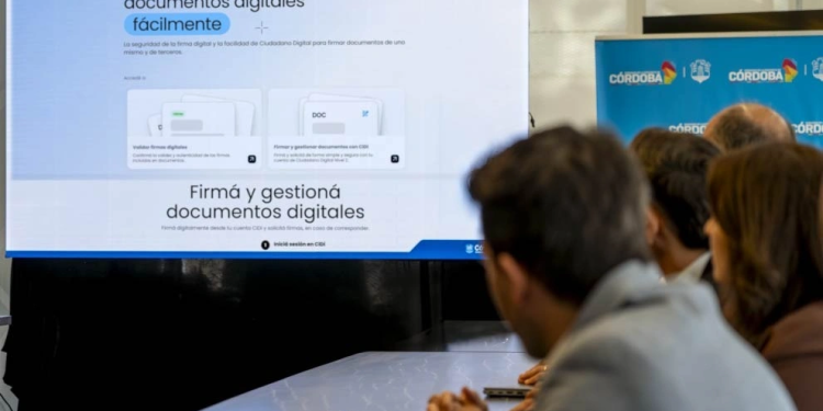 Córdoba lanzó la primera firma digital ciudadana del país