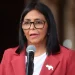 Delcy Rodríguez llega a Países Bajos para «defender» Venezuela