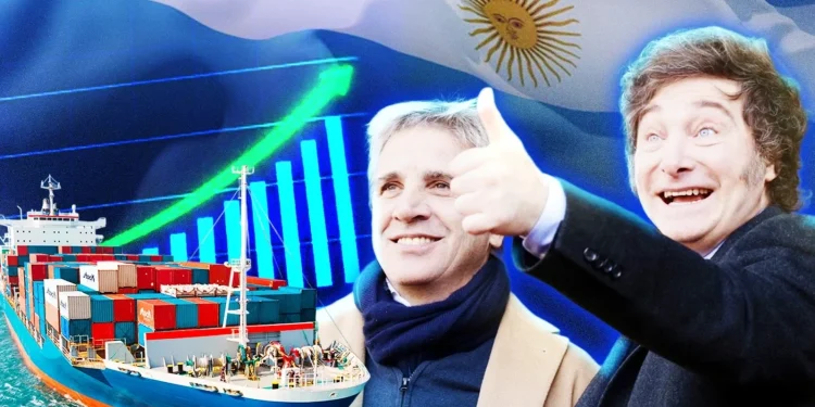 Desde la asunción de Milei, las exportaciones argentinas crecieron un 45%