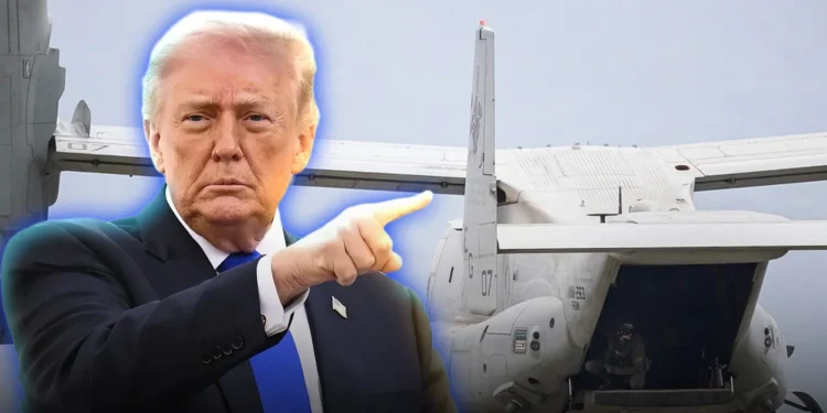 El gobierno de Donald Trump desplegó fuerzas militares y aeronaves de combate en Caracas