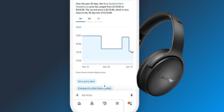 El historial de precios de IA integrado de Amazon se expande para mostrar todo el año pasado El historial de precios de IA integrado de Amazon se expande para mostrar todo el año pasado