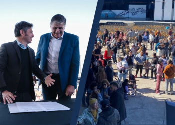 Kicillof dio vergüenza en Cosquín ante una plaza Próspero Molina semivacía