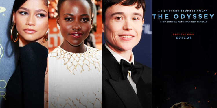 La Odisea woke: cuestionan a Nolan por elegir a Zendaya, Lupita Nyong'o y Ellen Page en roles clave de la Grecia clásica