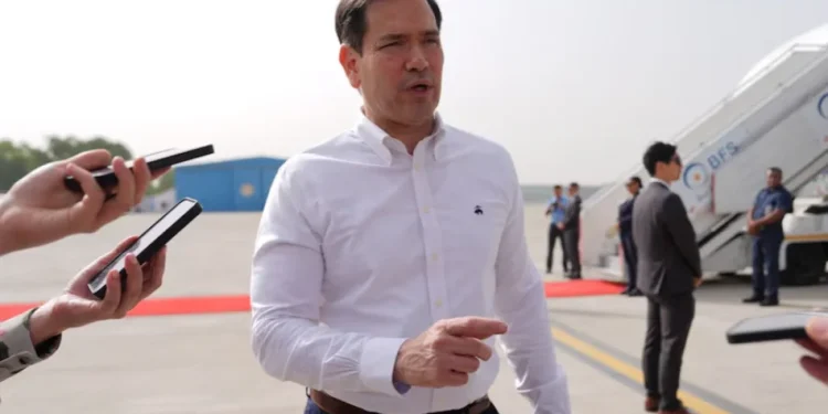 Marco Rubio aseguró que EEUU tiene una propuesta sólida para abrir el estrecho de Ormuz