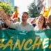 Miles de españoles marcharon en Madrid para exigir la renuncia de Pedro Sánchez