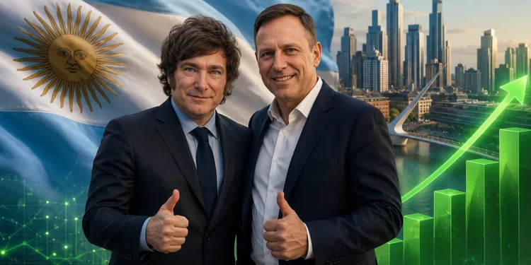 Peter Thiel se muda a la Argentina motivado por las reformas del Gobierno de Milei