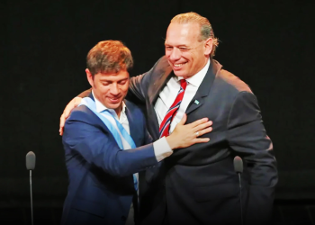 Sergio Berni criticó la candidatura de Axel Kicillof y lo acusó de "no tener los huevos suficientes".