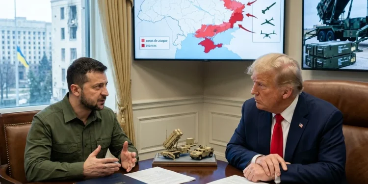 Zelenski le pidió más armamento a Donald Trump para hacer frente a los ataques de Rusia