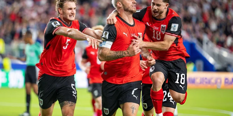Atento Scaloni: Austria venció 3-1 a Jordania en su debut