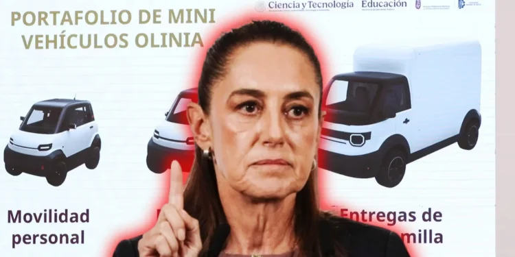 Claudia Sheinbaum presentó un auto eléctrico con sobreprecios que no cumple con las normas de tránsito Claudia Sheinbaum presentó un auto eléctrico con sobreprecios que no cumple con las normas de tránsito