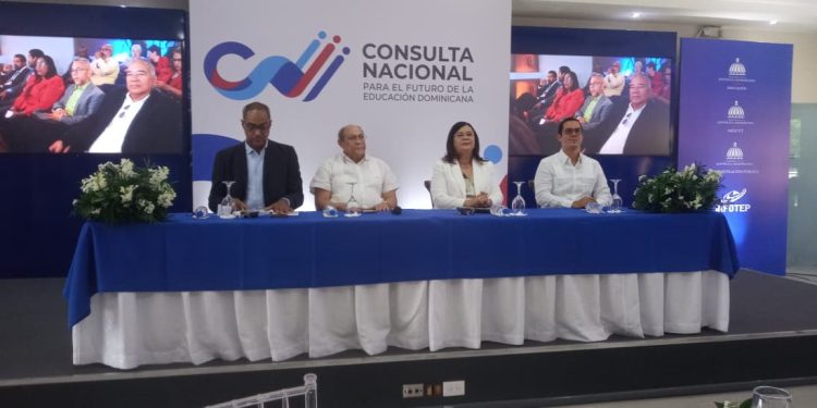 Consulta nacional por la educación: tres pilares, cero garantías de resultado Consulta nacional por la educación MINERD, MESCYT, MAP e INFOTEP