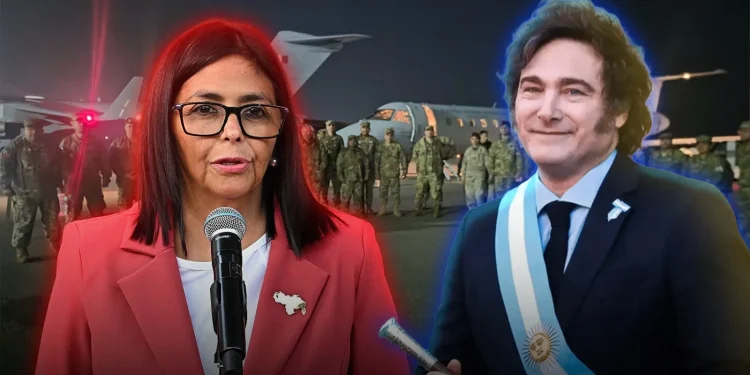 Delcy Rodríguez agradeció a Milei y al pueblo argentino por el envío de ayuda humanitaria tras los terremotos
