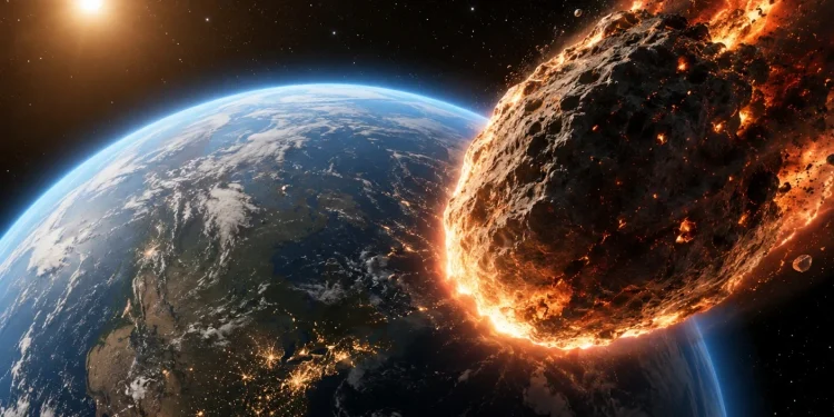 Descubren como un Asteroide gigante chocó en el Mar del Norte y provocó un tsunami de 100 metros