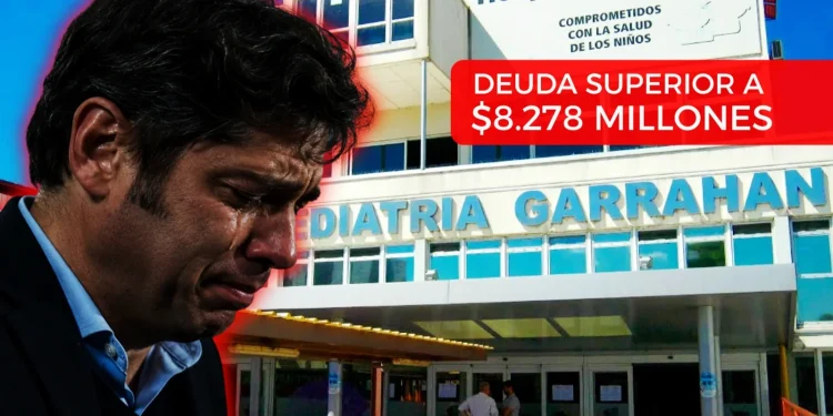 El Hospital Garrahan desmintió a Kicillof y le reclamó una deuda superior a $8.278 millones