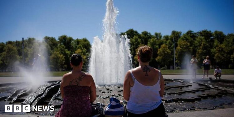 Europe's deadly heatwave breaks German record and halts public events Europe's deadly heatwave breaks German record and halts public events