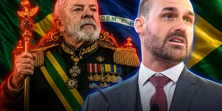 La dictadura de Lula condenó a prisión a Eduardo Bolsonaro y profundiza persecución política