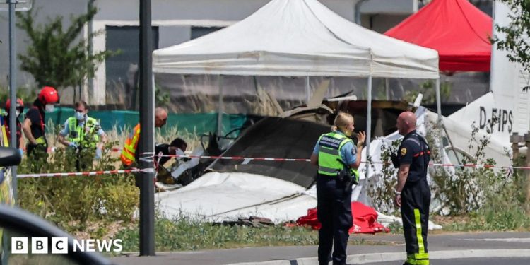 Once muertos al estrellarse un avión con paracaidistas en el este de Francia