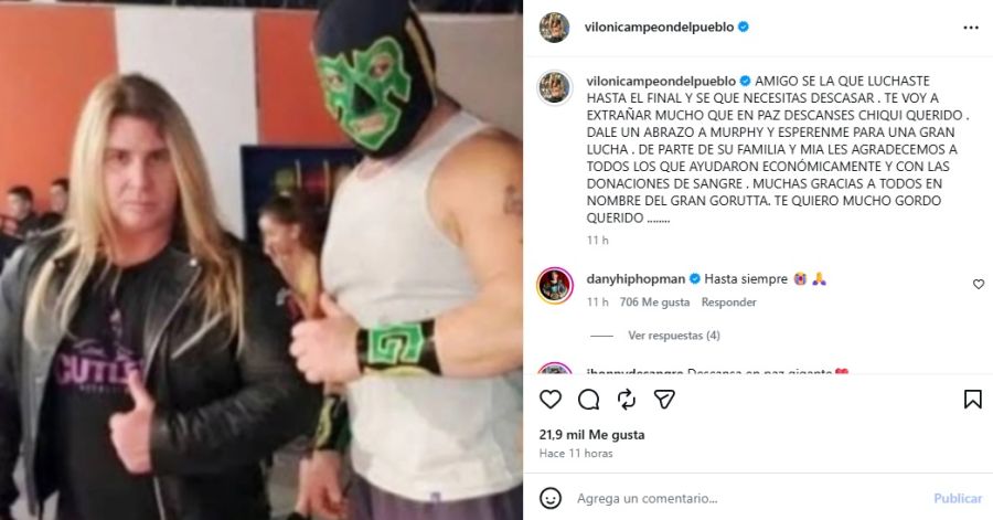 Murió Sergio Carelli, el hombre detrás de Gorutta Jones de 100% Lucha
