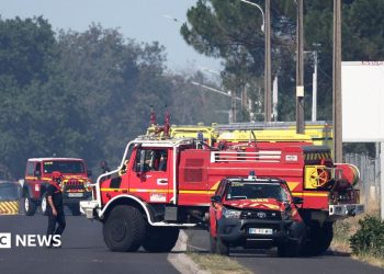 Dos bomberos franceses mueren combatiendo un incendio cerca del aeropuerto de Burdeos