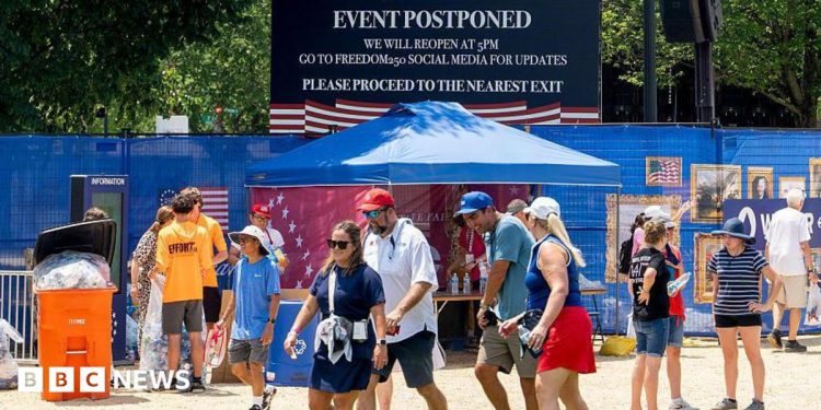 El calor brutal cancela eventos del 4 de julio en DC y Filadelfia