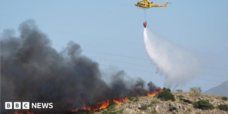 España lucha por contener uno de sus incendios forestales más mortíferos: al menos 12 muertos España lucha por contener uno de sus incendios forestales más mortíferos: al menos 12 muertos