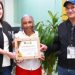 JCE alcanza 2 millones de cédulas entregadas; Mejía Mercedes recibió en La Romana un reconocimiento por su valor cívico