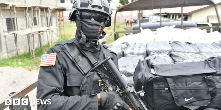 Liberia's biggest-ever drugs bust: Police seize cocaine worth $370m Liberia's biggest-ever drugs bust: Police seize cocaine worth $370m
