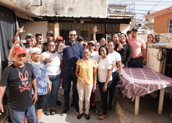 Rafael Paz encabeza jornada territorial para fortalecer la Fuerza del Pueblo en la circunscripción 1 del DN
