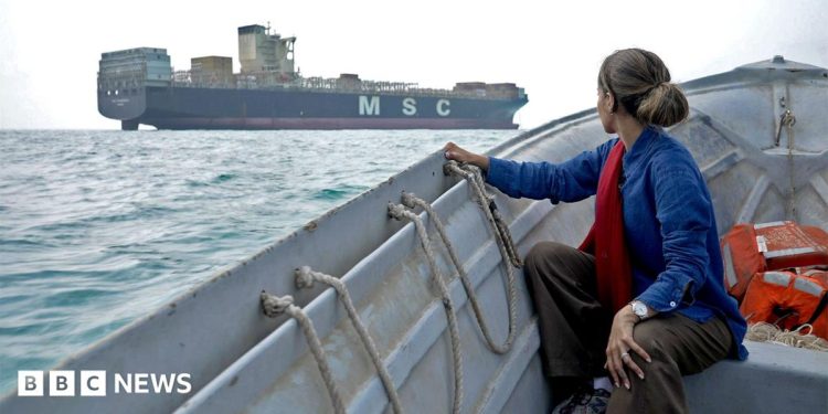 Strait of Hormuz: BBC sees seized ships and stranded tankers on visit to Iran