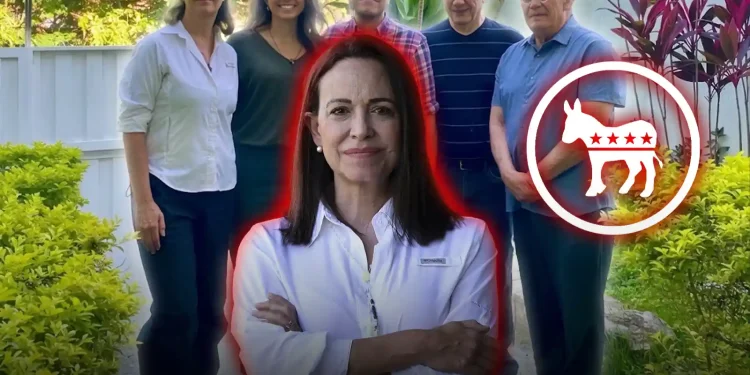 Una denuncia explosiva revela los fuertes vínculos del entorno de María Corina Machado con el Partido Demócrata de EEUU Una denuncia explosiva revela los fuertes vínculos del entorno de María Corina Machado con el Partido Demócrata de EEUU