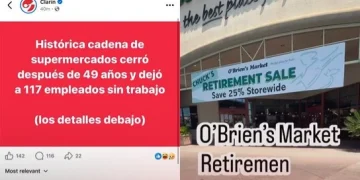 Clarín publicó una noticia del cierre de una cadena de supermercados sin mencionar que es de EEUU Clarín publicó una noticia del cierre de una cadena de supermercados sin mencionar que es de EEUU