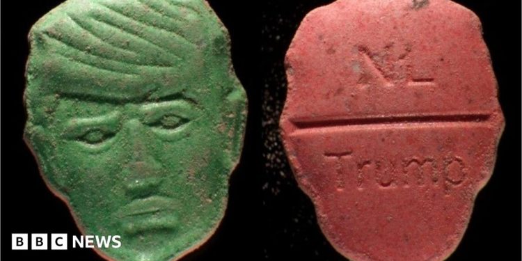 Dutch institute issues warning over Trump-shaped ecstasy pills