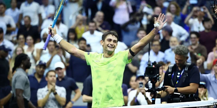 Mariano Navone logró el mayor triunfo de su carrera: eliminó a Novak Djokovic en el US Open