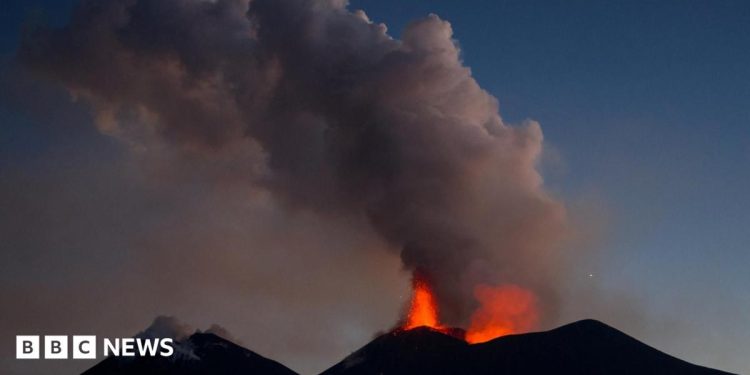 Mount Etna: US hiker dies after being struck by lightning on Italian volcano